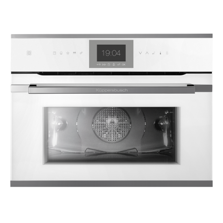 Компактный духовой шкаф с паром CBD 6550.0 W3 Silver Chrome