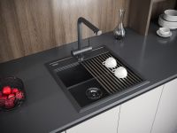 Комплект: Мойка STEPIA 50 + ролл-мат STEP PM115051-AN+R375-BS